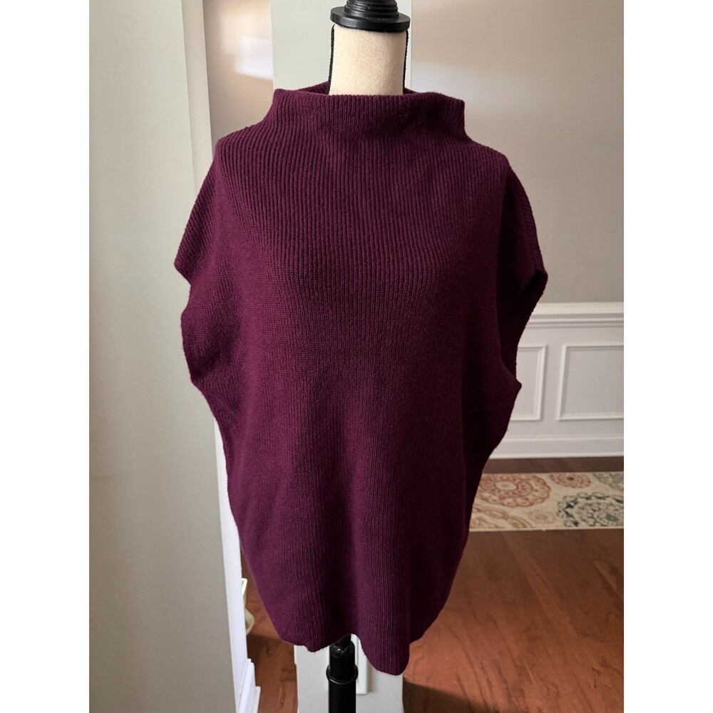 Chico's Knit Sweater w/Short Dolman Sleeves and Mock Neck Sz 2 (10/12)